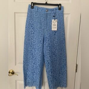 Zara Lace culottes- size S